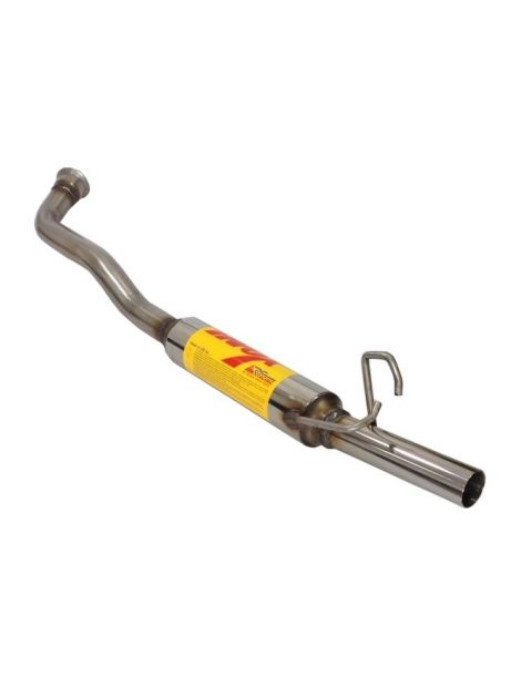 RC RACING Edelstahl-Auspuffanlage Gruppe N für RENAULT 19 CABRIO 1.8 16V 135 PS Motor F7P 02/91-96