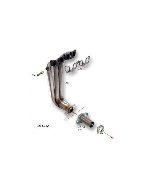 SEAT IBIZA 1.4 8V 60cv 07/96-04/97 Collecteur échappement RC RACING