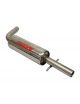 Silenciador intermedio de acero inoxidable RC RACING para SEAT LEON 1.6 16V 105cv Motor BCB 01-