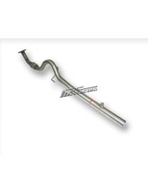 Afrikaanse uitlaatpijp / RC RACING roestvrijstalen katvervanger voor SEAT TOLEDO 96 1.6 16V 105pk motor AZD 05/01-07/04