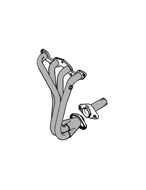 Colector RC RACING 4 en 1 con tubo de conexiÃ³n de acero inoxidable para VOLKSWAGEN POLO 1.6 8V Motor AEE 94-98