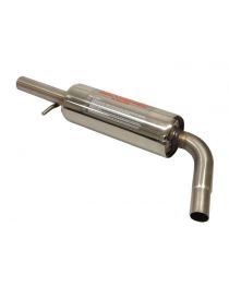 Silenziatore intermedio in acciaio inox RC RACING per motore VOLKSWAGEN GOLF IV 1.6 8V 100 CV AKL 10/06/04