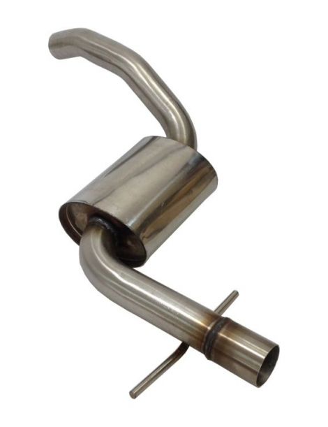Silenciador intermedio/secundario de acero inoxidable RC RACING para Volkswagen Golf III 2.0 8V 115 CV Motor 2E 11/91-09/94
