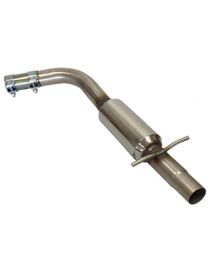 Silenciador intermedio de acero inoxidable RC RACING para VOLKSWAGEN GOLF IV 1.8 GTI turbo 150cv Motor AUM 10/97-06/04