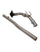 Tubo frica / Descatalizador de acero inoxidable RC RACING para Volkswagen Golf V GTI "Edition 30" 2.0 turbo FSI 230 CV 07-