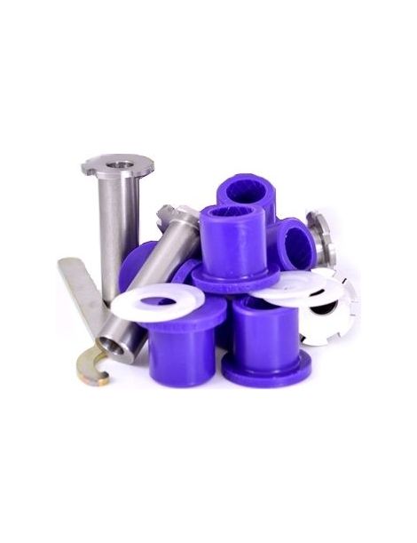 kit 4 silentblocks duros POWERFLEX rendimiento Ext+Int brazo trasero (ajustable) para BMW E36 Compact