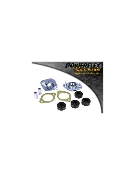 kit de 2 asientos de muelles con silentblocks duros POWERFLEX BLACK SERIES Amortiguadores traseros con varilla de 12mm