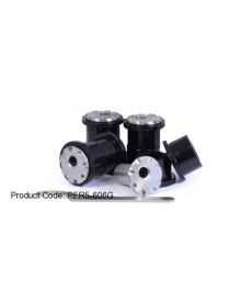 BMW E28 / E24 kit de 2 bujes duros POWERFLEX rendimiento para brazos de control traseros exteriores e interiores (ajustables)