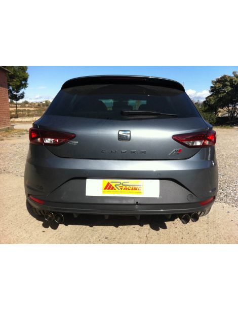 SEAT LEON CUPRA 2.0 16V TSI 265/280cv 2013- Silenciador escape Sport 1x73mm RC RACING, sorties 73mm