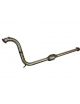 Tubo intermedio secundario de acero inoxidable de 60 mm de diÃ¡metro para RENAULT SUPER 5 1.4 8V GT turbo 85-93 RC RACING