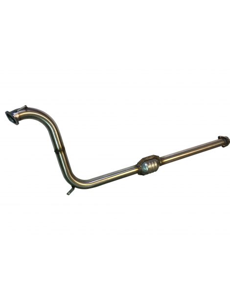 Tubo intermedio secundario de acero inoxidable de 60 mm de diÃ¡metro para RENAULT SUPER 5 1.4 8V GT turbo 85-93 RC RACING