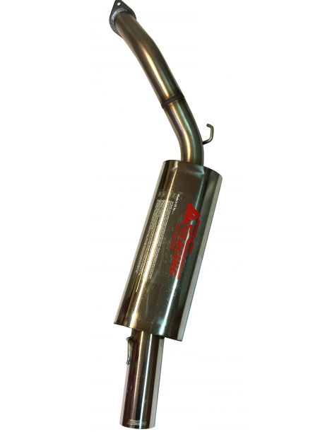Silenciador de escape deportivo RENAULT SUPER 5 1.4 8V GT turbo 85-93 RC RACING 1x73mm