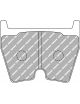 Pastillas de freno delanteras FERODO DS2500 para Audi RS6 delantero (C5) V8 4.2 2002-2005 (juego)