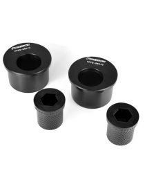 kit 2 boccole rigide POWERFLEX BLACK SERIES per bracci trasversali posteriori e anteriori (eccentrici) per BMW M3 E46