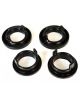 kit 2 insertos duros POWERFLEX BLACK SERIES Subchasis trasero para BMW M3 E46
