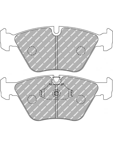 Pastillas de freno delanteras FERODO DS2500 (juego) para BMW M3 (E46) con CSL 3.2 24V S54B32 06/2000-07/2006