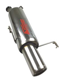 Silenciador de escape deportivo RC RACING 1x73mm para PEUGEOT 306 2.0 16V 135 CV 94