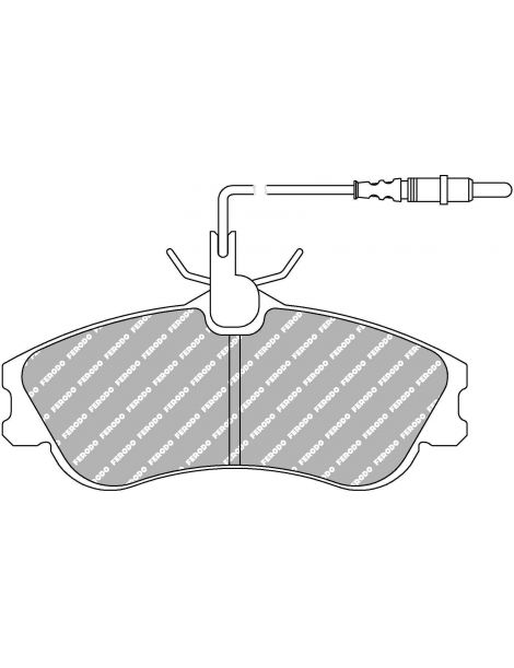 CITROEN Xsara VTS 2.0 16V to from 1997 FERODO DS2500 front brake pads (set)