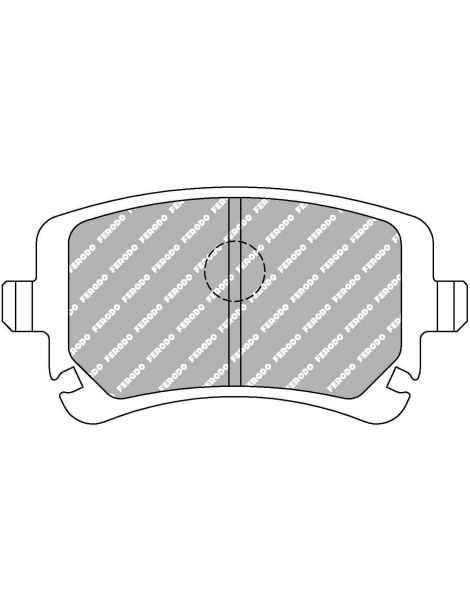 AUDI RS4 Quattro (8EC, B7) 4.2 BNS 420cv 09/2005-06/2008 Pastillas de freno traseras FERODO DS2500 (juego)