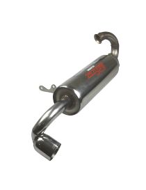 RC RACING Edelstahl-schalldämpfer mit verdecktem 73-mm-Auslass für SMART Roadster 452 0.7 M160 82 PS 02/2003-11/2005/p