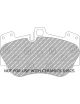 Plaquettes de frein FERODO DS2500 référence FCP4467H (le jeu)