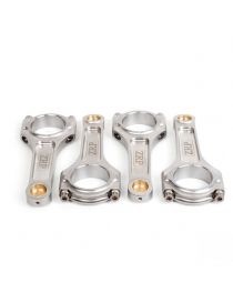 146.50 x 20.00 x 47.00 x 19.80mm - Kit 4 bielles acier 817M40T forgees en H ZRP avec vis 3/8" ARP L19
