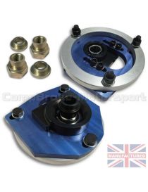 Adjustable front shock absorber mounts w/ ball Gaskets and reinforcement plate for BMW E28/E34 M5