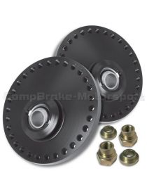 Adjustable ball Gasket front shock absorber mounts for BMW E46 All models ( M3 and M3 CSL) - Sold in pairs