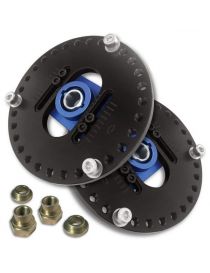 Adjustable front shock absorber mounts w/ ball Gaskets (PAIR) for AUDI S3 (8L)/1.8T 20V Quattro engine AMK+