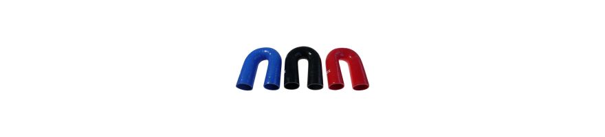 Coudes silicone 180°
