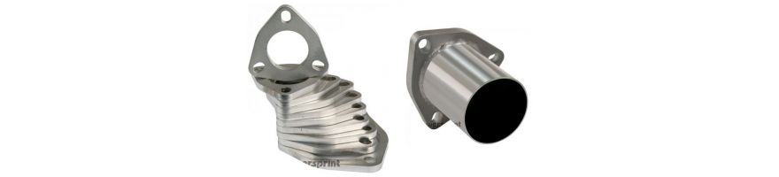 3-hole flange and gasket