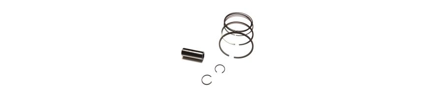Piston Pins, Circlips and Piston Rings