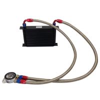 Universal thermostatic oil cooler kit