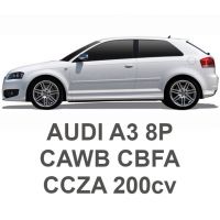 AUDI A3 8P 2.0 TFSI 200 PS CAWB CBFA CCZA 06/2011-2013