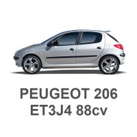 PEUGEOT 206 1.4 16V 88 PS ET3J4 2003-2008