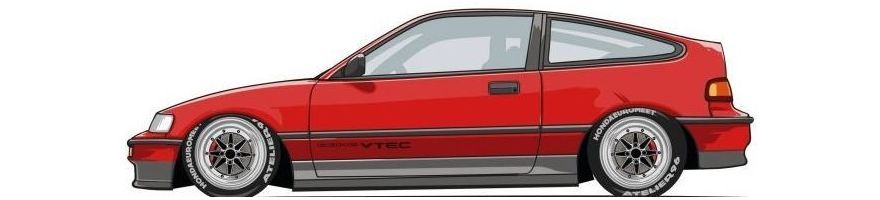 HONDA CRX II 1.6 i 16V (ED9) 124 PS D16Z5